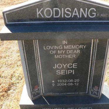 KODISANG Joyce Seipi 1932-2004