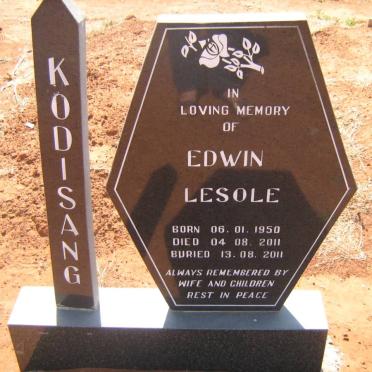 KODISANG Edwin Lesole 1950-2011