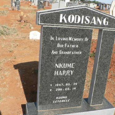 KODISANG Nkume Harry 1947-2011