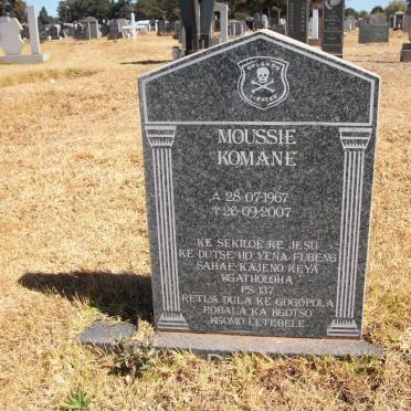 KOMANE Moussie 1967-2007