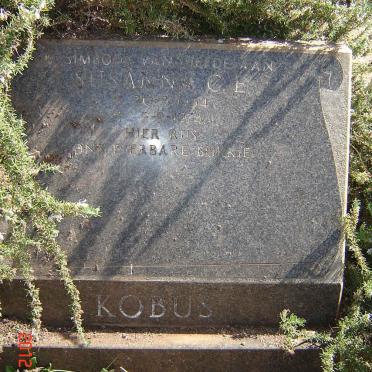 KOBUS Susanna C.E. 1934-1974