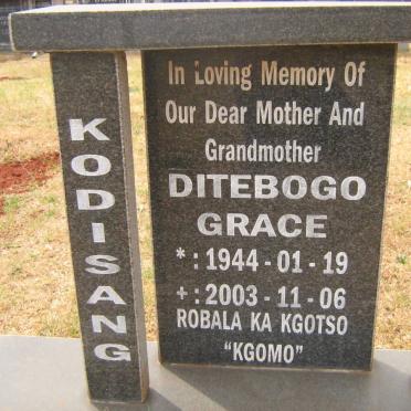 KODISANG Ditebogo Grace 1944-2003