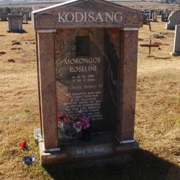 KODISANG Morongoe Roseline 1959-2004