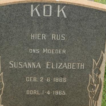 KOK Susanna Elizabeth 1886-1965