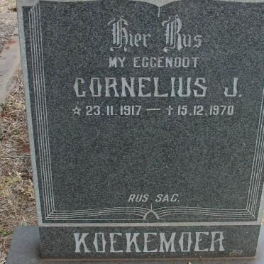 KOEKEMOER Cornelius J. 1917-1970