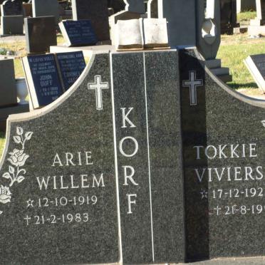 KORF Arie Willem 1919-1983 :: VIVIERS Tokkie 1924-1999