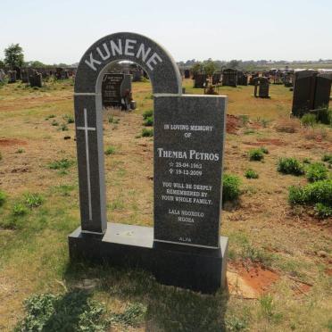 KUNENE Themba Petros 1962-2009