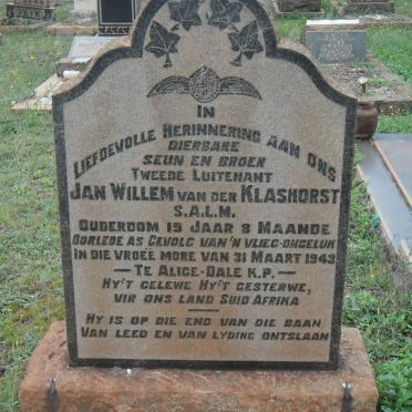 KLASHORST Jan Willem -1943