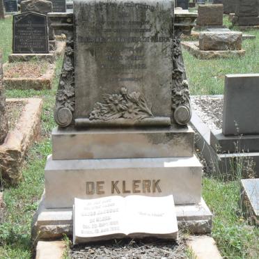KLERK Jacob Jacobus, de 1865-1932 &amp; Elizabeth Johanna SNYMAN 1869-1932
