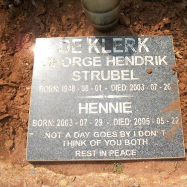 KLERK George Hendrik Strubel, de 1948-2003 :: DE KLERK Hennie 2003-2005