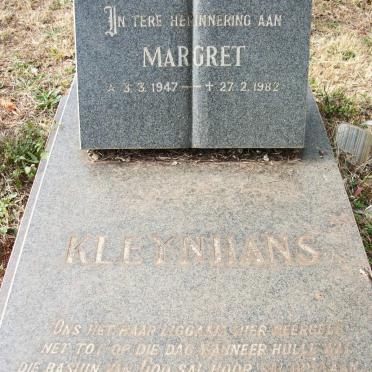 KLEYNHANS Margret 1947-1982