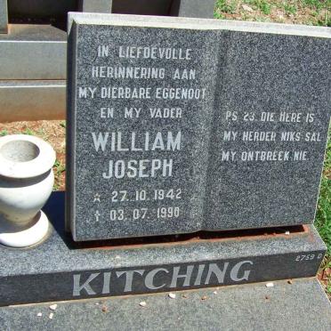 KITCHING William Joseph 1942-1990