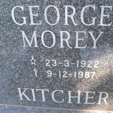 KITCHER George Morey 1922-1987