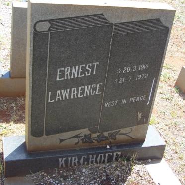 KIRCHOFF Ernest Lawrence 1914-1972