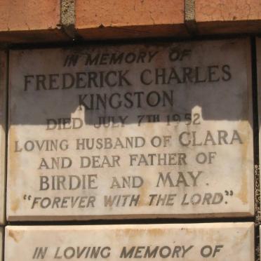 KINGSTON Frederick Charles -1952