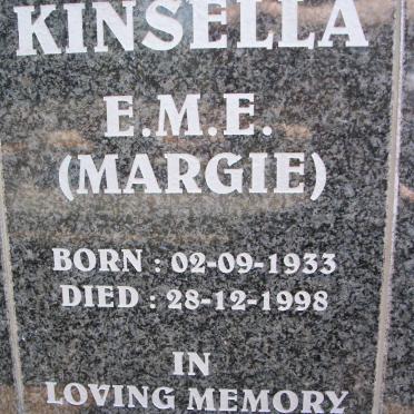 KINSELLA E.M.E. 1933-1998