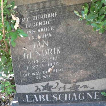 LABUSCHAGNE Jan Hendrik 1917-1974