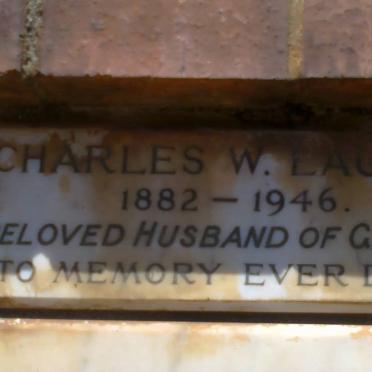 LAUDER Charles W. 1882-1946