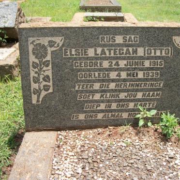 LATEGAN Elsie nee OTTO 1915-1939