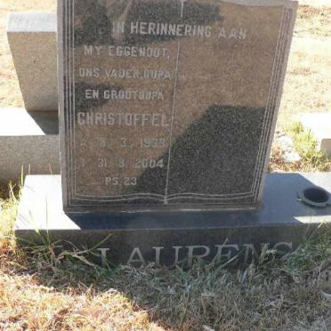 LAURENS Christoffel 1933-2004