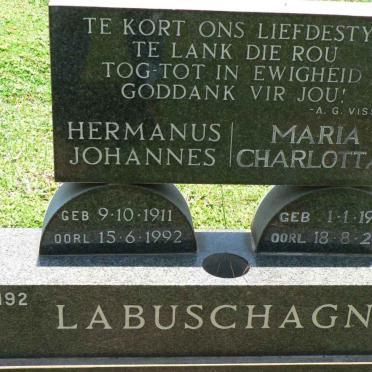 LABUSCHAGNE Hermanus Johannes &amp; Maria Charlotta