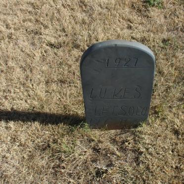 LETSOLO Luke S. -1927
