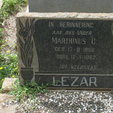 LEZAR Marthinus C. 1866-1962