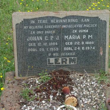 LERM Johan C.P.J. 1884-1959 &amp; Maria P.M. 1888-1974