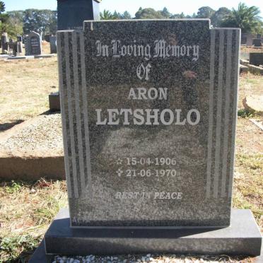 LETSHOLO Aron 1906-1970
