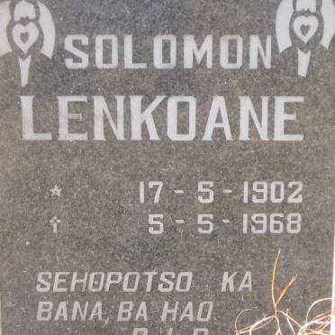 LENKOANE Solomon 1902-1968