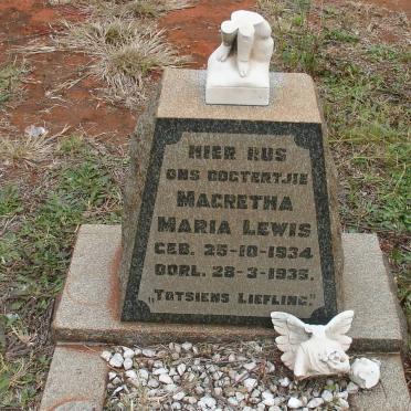 LEWIS Magretha Maria 1934-1935