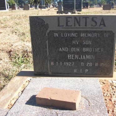 LENTSA Benjamin 1927-1965