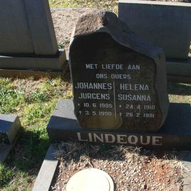 LINDEQUE Johannes Jurgens 1905-1990 &amp; Helena Susanna 1910-1981