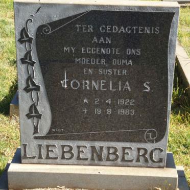 LIEBENBERG Cornelia S. 1922-1983