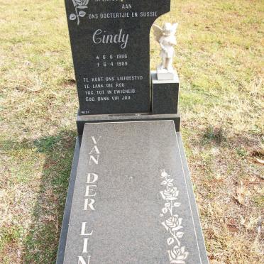 LINDE Cindy, van der 1986-1989