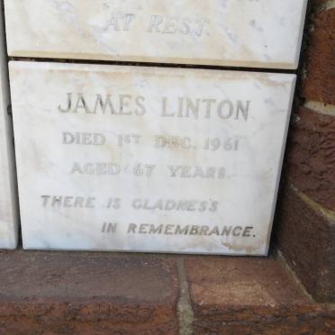 LINTON James -1961