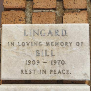 LINGARD Bill 1909-1970