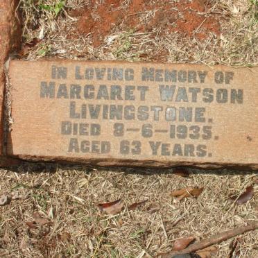 LIVINGSTONE Margaret Watson -1935