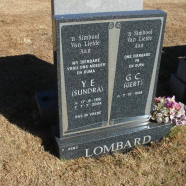 LOMBARD G.C. 1948- &amp; Y.E. 1951-2004