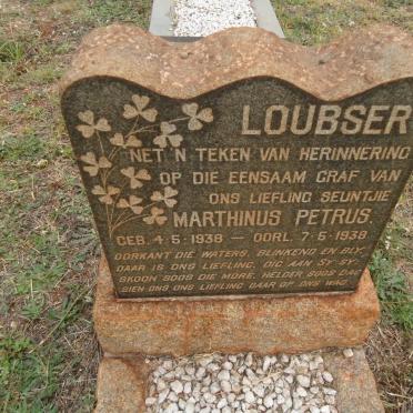 LOUBSER Marthinus Petrus 1938-1938