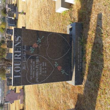 LOURENS Jacobus Petrus 1948-1997