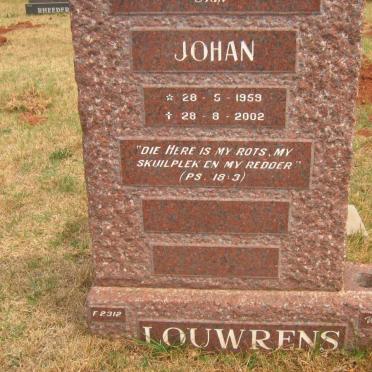 LOUWRENS Johan 1959-2002