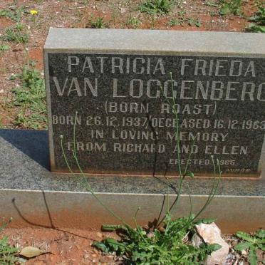 LOGGENBERG Patricia Frieda, van nee ROAST 1937-1963