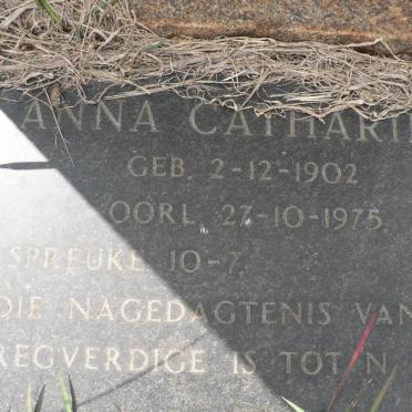 LOUW Anna Catharina 1902-1975