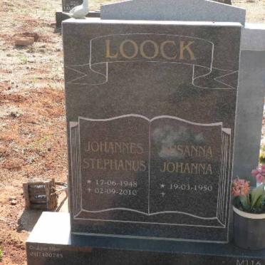 LOOCK Johannes Stephanus 1948-2010 &amp; Susanna Johanna 1950-