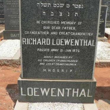 LOEWENTHAL Richard -1975