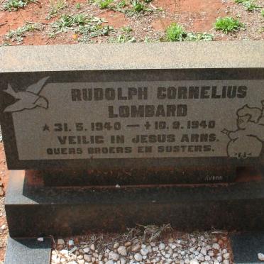 LOMBARD Rudolph Cornelius 1940-1940