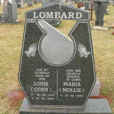 LOMBARD Louis 1935-2008 &amp; Maria 1938-