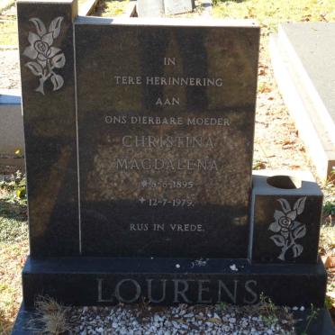LOURENS Christina Magdalena 1895-1979
