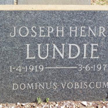 LUNDIE Joseph Henry 1919-1976